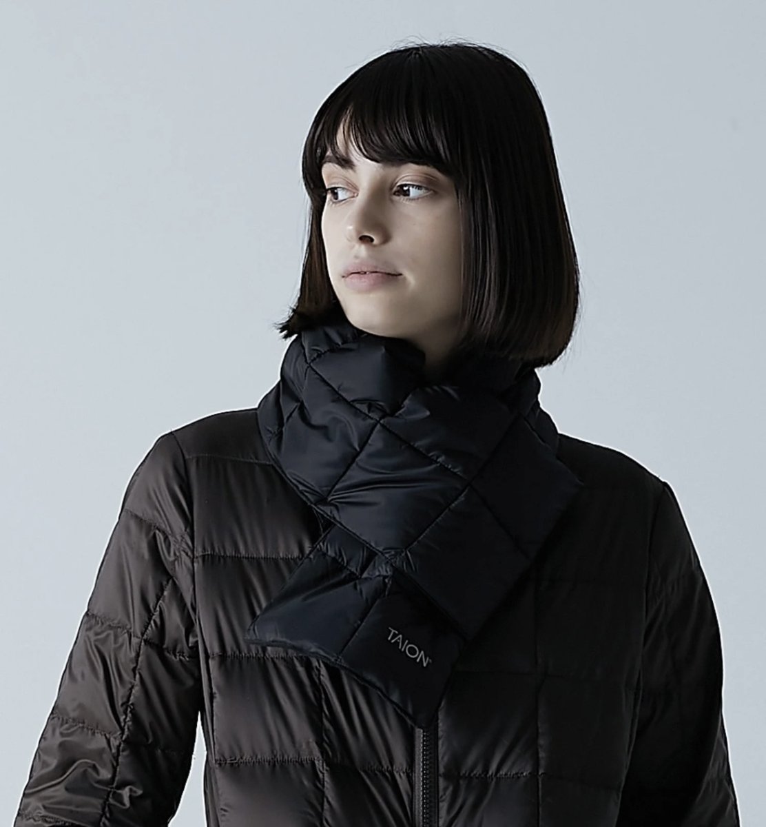 画像3: TAION タイオン ベーシック ダウンマフラー (3)