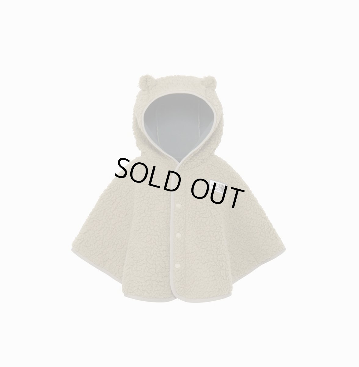 画像1: 【SALE20%OFF】THE NORTH FACE カドルフリースポンチョ（ベビー）80cm-90cm (1)