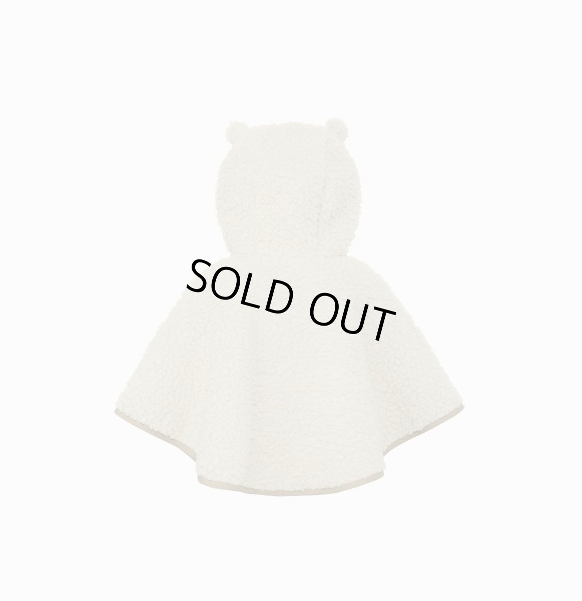 画像2: 【SALE20%OFF】THE NORTH FACE カドルフリースポンチョ（ベビー）80cm-90cm (2)