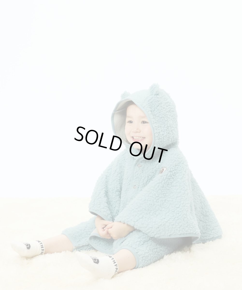 画像2: THE NORTH FACE カドルフリースポンチョ（ベビー）80cm-90cm (2)