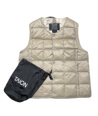 画像3: TAION タイオン KIDS キッズ ベーシック クルーネック インナーダウンベスト (3)