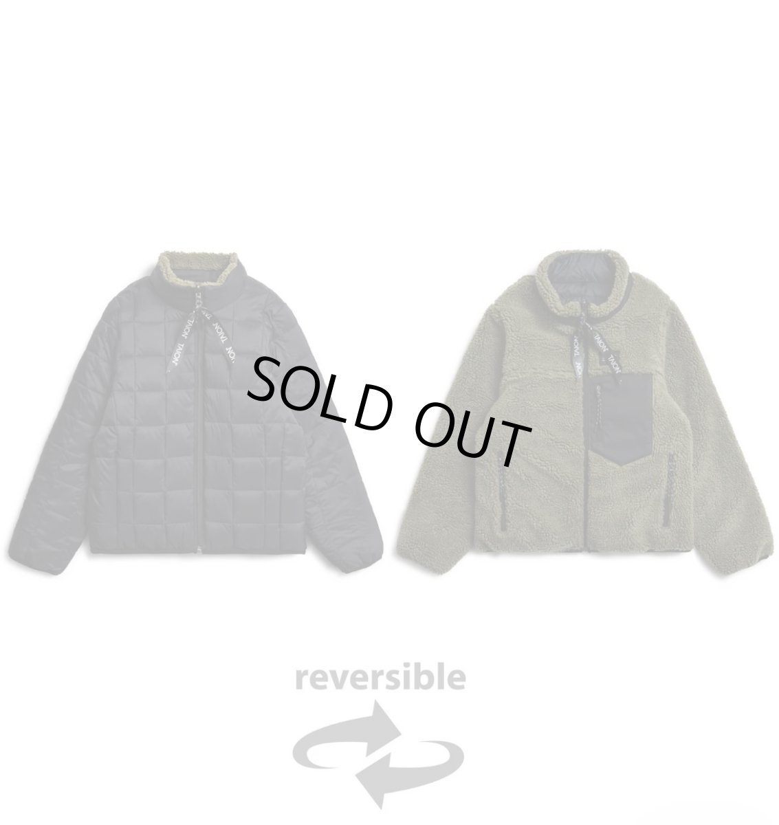 画像1: 【SALE30%OFF】TAION タイオン KIDS キッズ マウンテン リバーシブル ダウン×ボア ジャケット (1)