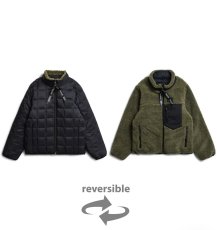 画像1: TAION タイオン KIDS キッズ マウンテン リバーシブル ダウン×ボア ジャケット (1)