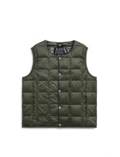 画像1: TAION タイオン KIDS キッズ ベーシック クルーネック インナーダウンベスト (1)