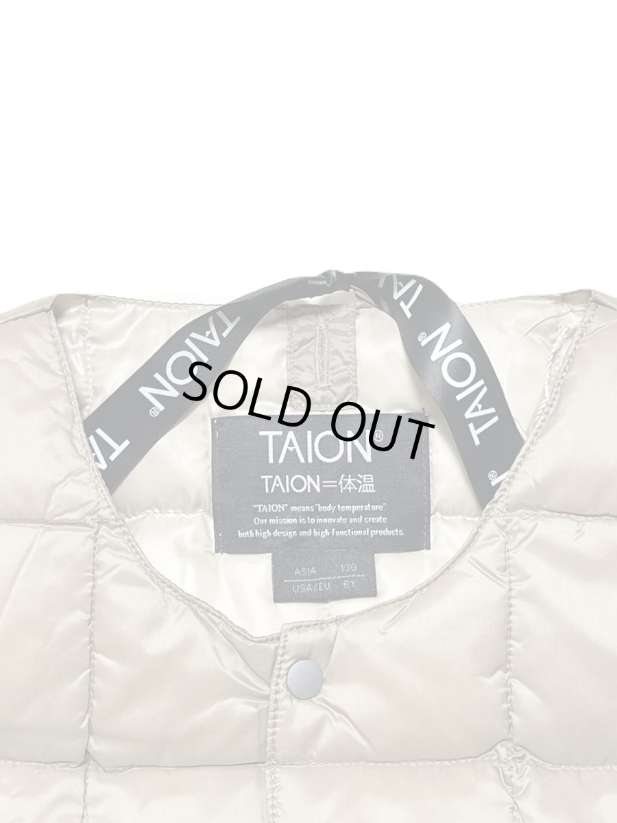 画像4: 【SALE30%OFF】TAION タイオン KIDS キッズ ベーシック クルーネック インナーダウンベスト (4)