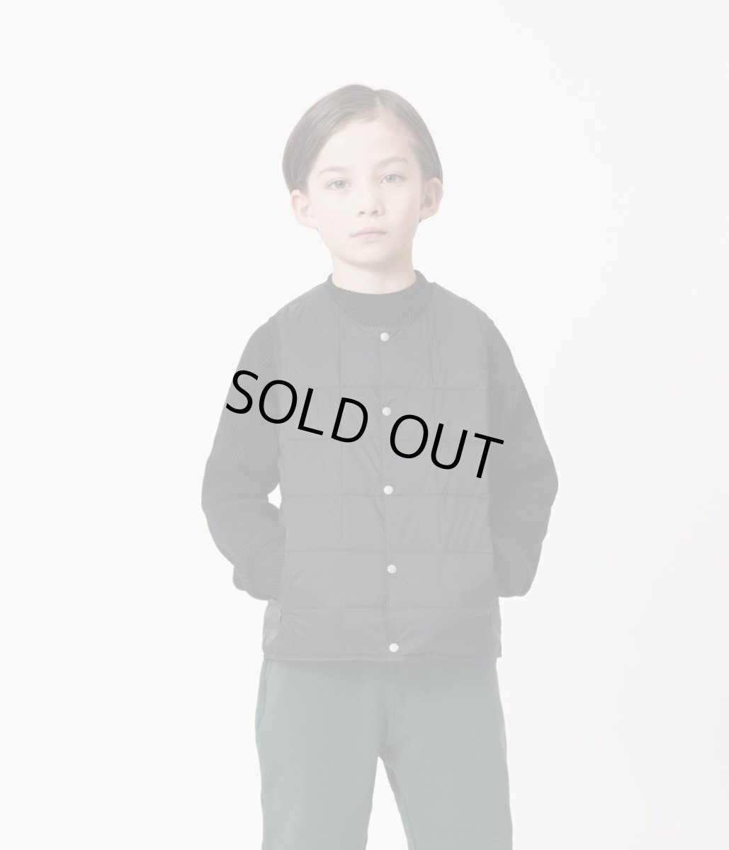 画像2: TAION タイオン KIDS キッズ ベーシック クルーネック インナーダウンベスト (2)