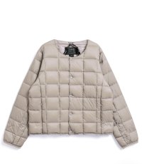 画像1: TAION タイオン KIDS キッズ ベーシック クルーネックボタン インナーダウンジャケット (1)