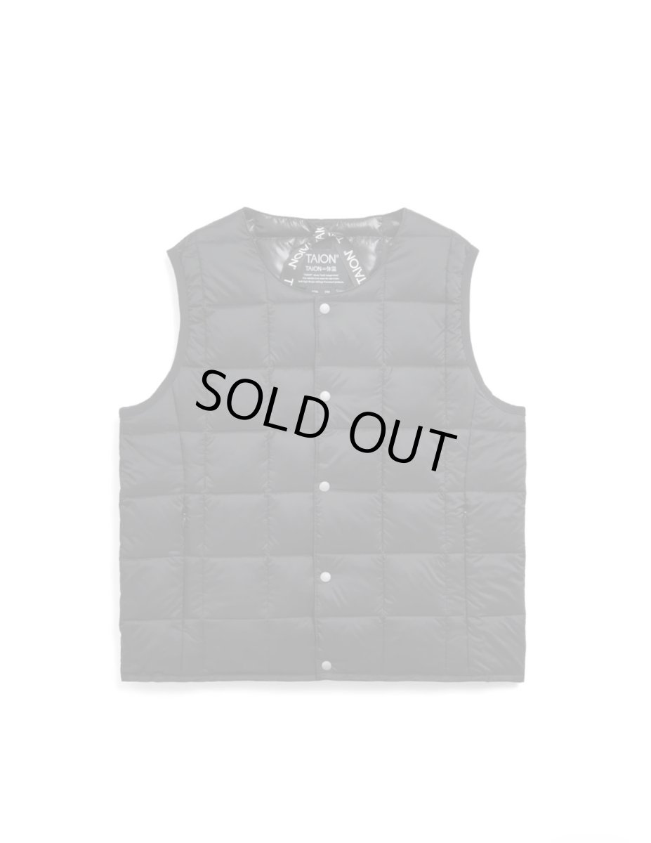 画像1: TAION タイオン KIDS キッズ ベーシック クルーネック インナーダウンベスト (1)