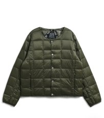 画像1: TAION タイオン KIDS キッズ ベーシック クルーネックボタン インナーダウンジャケット (1)