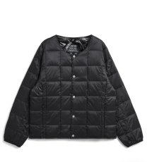 画像1: TAION タイオン KIDS キッズ ベーシック クルーネックボタン インナーダウンジャケット (1)