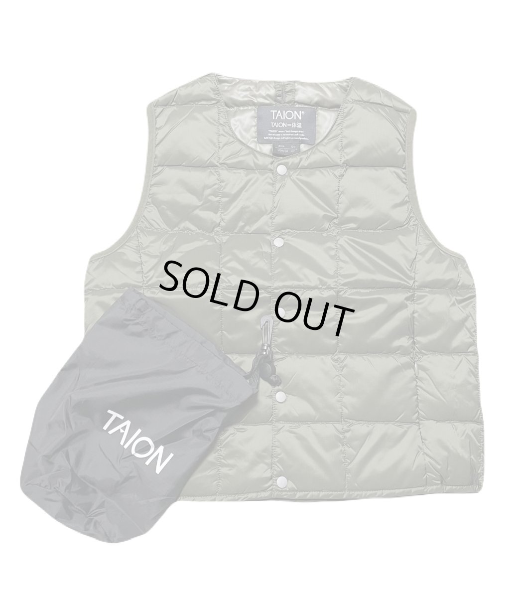 画像3: 【SALE30%OFF】TAION タイオン KIDS キッズ ベーシック クルーネック インナーダウンベスト (3)