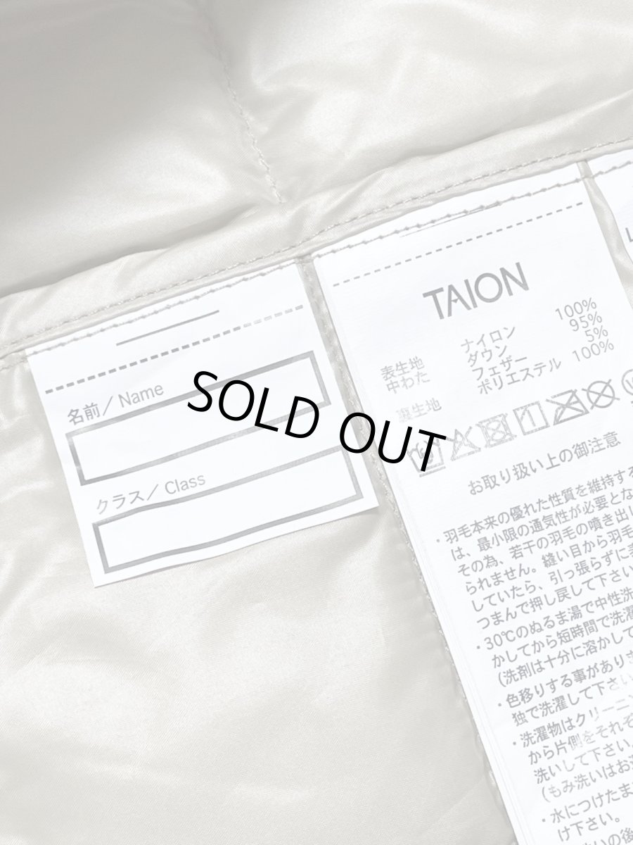 画像8: 【SALE30%OFF】TAION タイオン KIDS キッズ ベーシック クルーネック インナーダウンベスト (8)