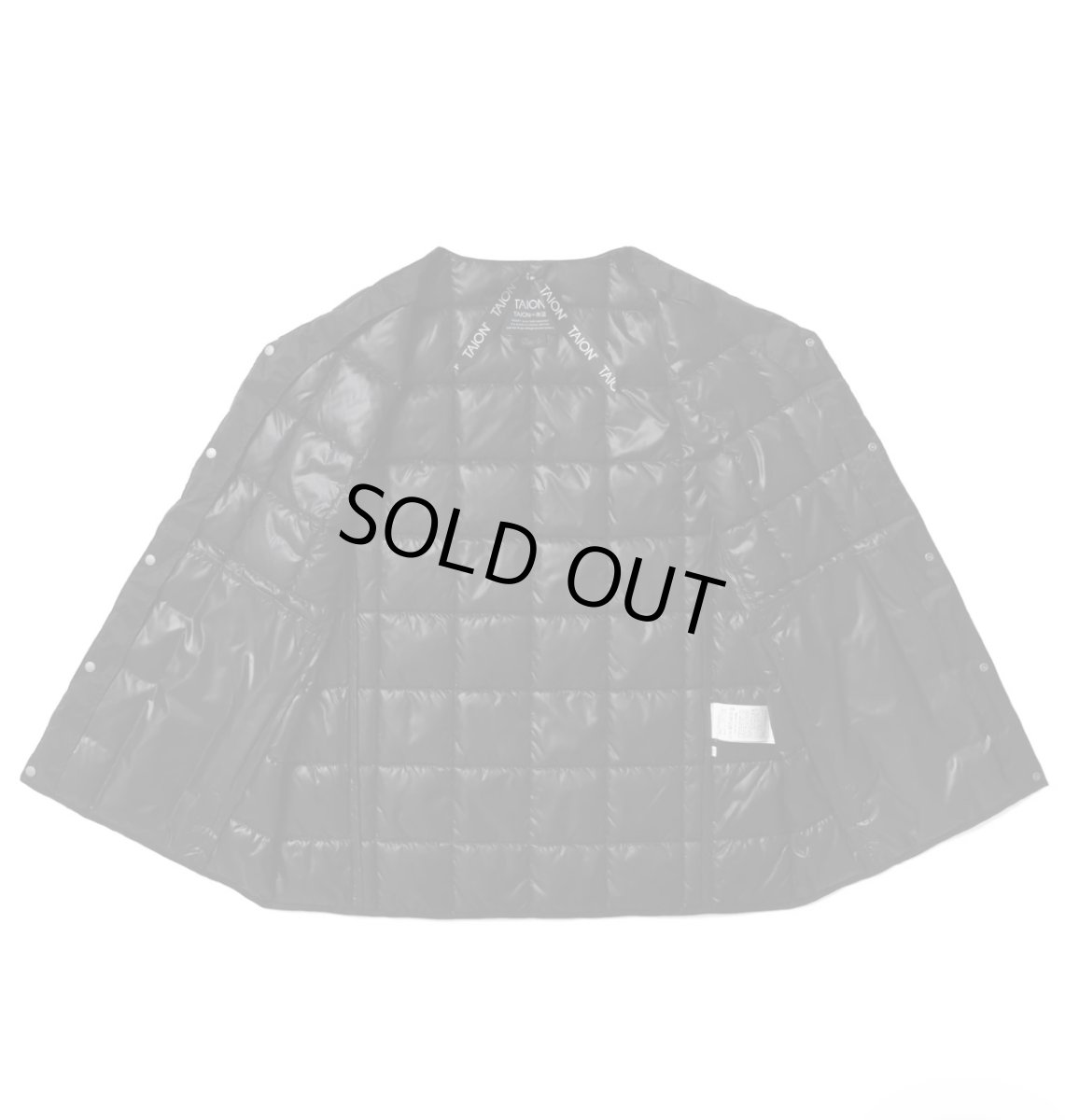 画像13: 【SALE30%OFF】TAION タイオン KIDS キッズ ベーシック クルーネックボタン インナーダウンジャケット (13)