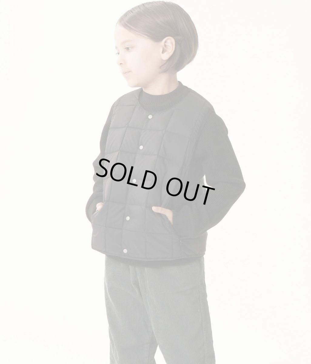 画像4: TAION タイオン KIDS キッズ ベーシック クルーネック インナーダウンベスト (4)