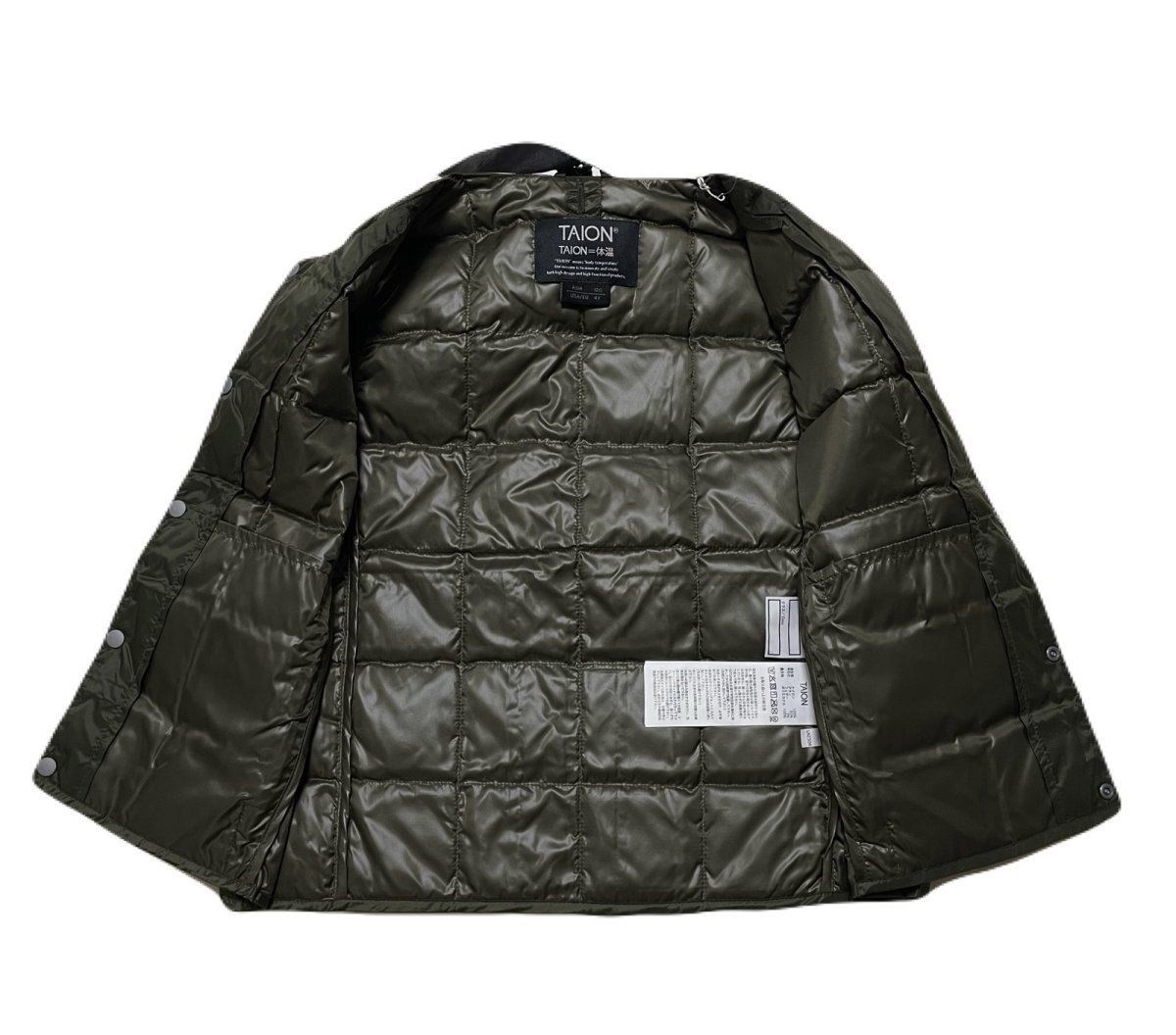画像8: TAION タイオン KIDS キッズ ベーシック クルーネック インナーダウンベスト (8)