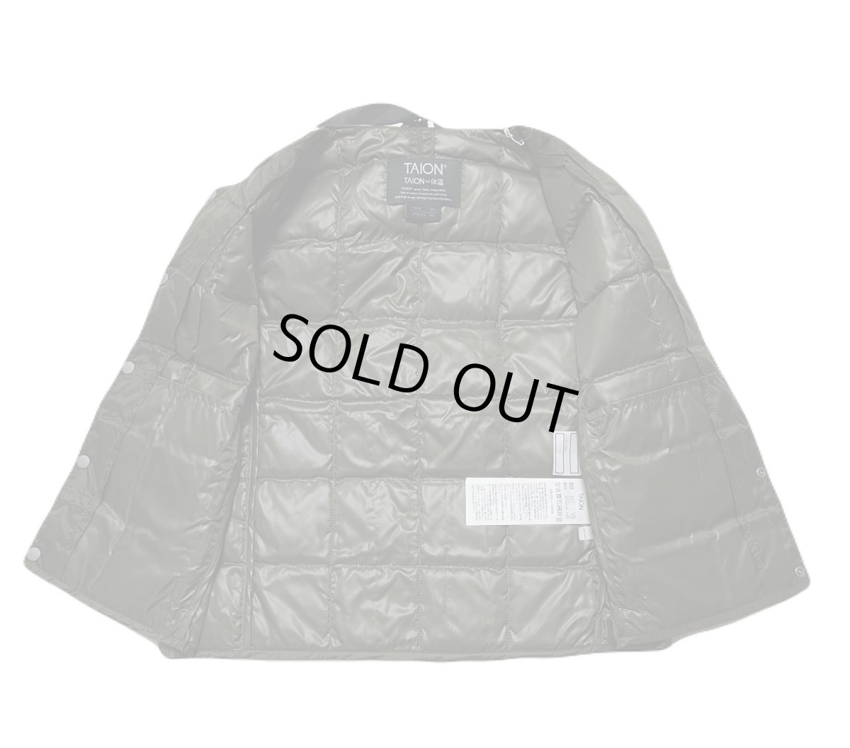 画像8: 【SALE30%OFF】TAION タイオン KIDS キッズ ベーシック クルーネック インナーダウンベスト (8)