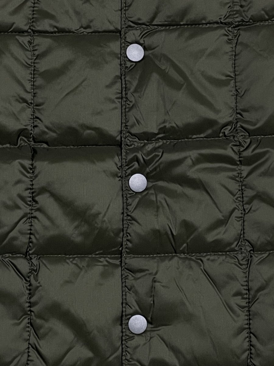 画像7: TAION タイオン KIDS キッズ ベーシック クルーネックボタン インナーダウンジャケット (7)