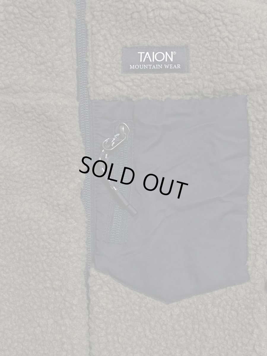 画像11: 【SALE30%OFF】TAION タイオン KIDS キッズ マウンテン リバーシブル ダウン×ボア ジャケット (11)