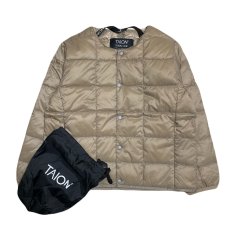 画像3: TAION タイオン KIDS キッズ ベーシック クルーネックボタン インナーダウンジャケット (3)