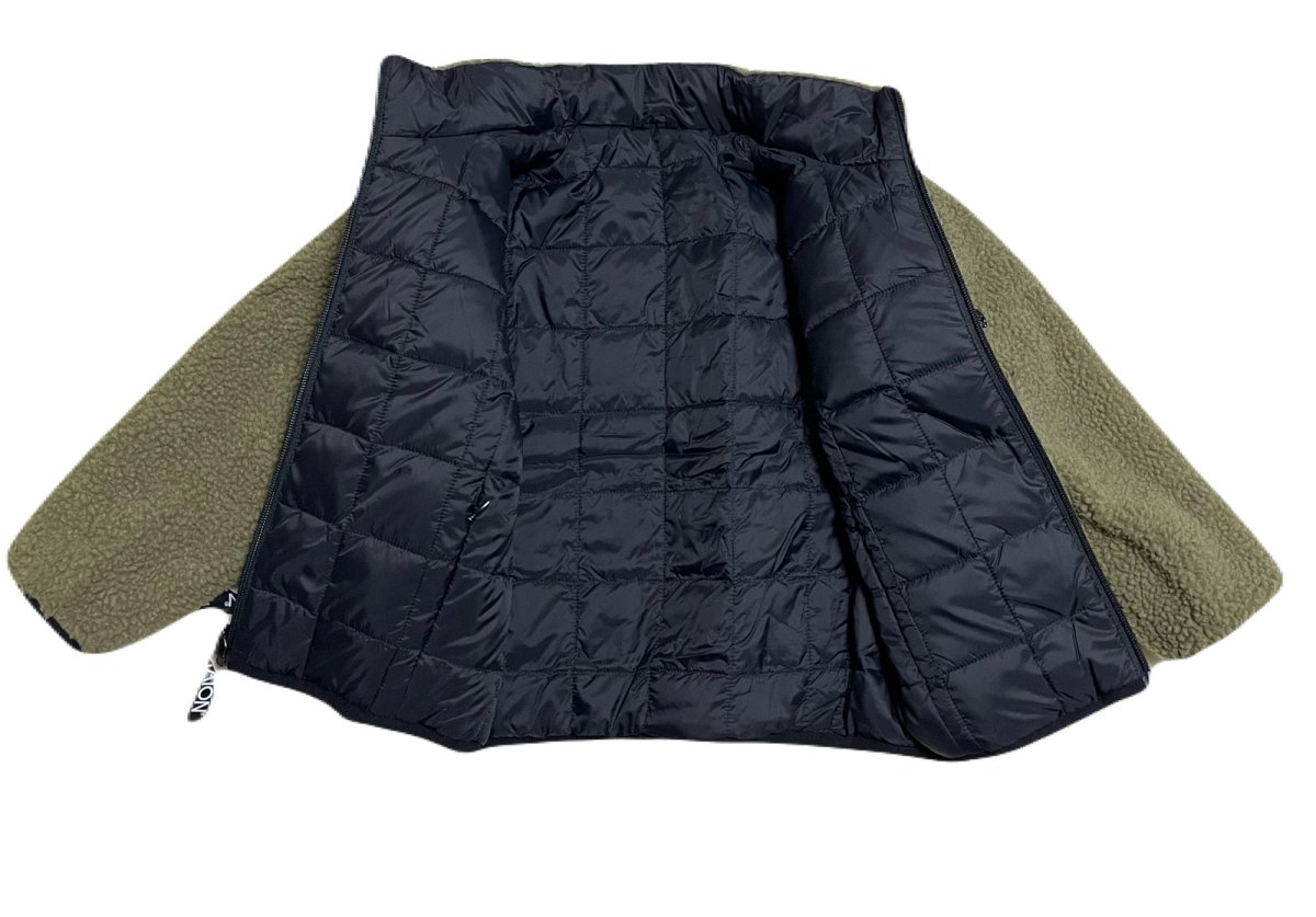 画像13: TAION タイオン KIDS キッズ マウンテン リバーシブル ダウン×ボア ジャケット (13)