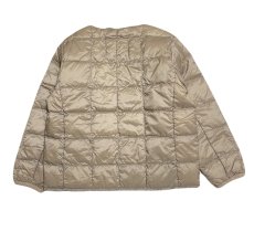 画像2: TAION タイオン KIDS キッズ ベーシック クルーネックボタン インナーダウンジャケット (2)