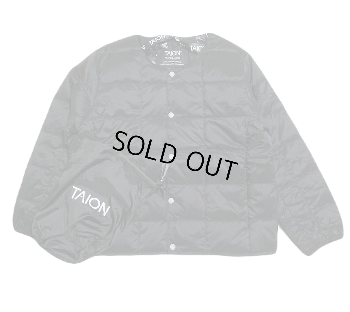 画像4: 【SALE30%OFF】TAION タイオン KIDS キッズ ベーシック クルーネックボタン インナーダウンジャケット (4)
