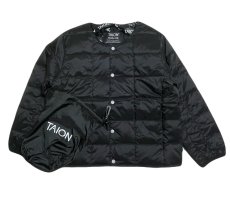 画像4: TAION タイオン KIDS キッズ ベーシック クルーネックボタン インナーダウンジャケット (4)