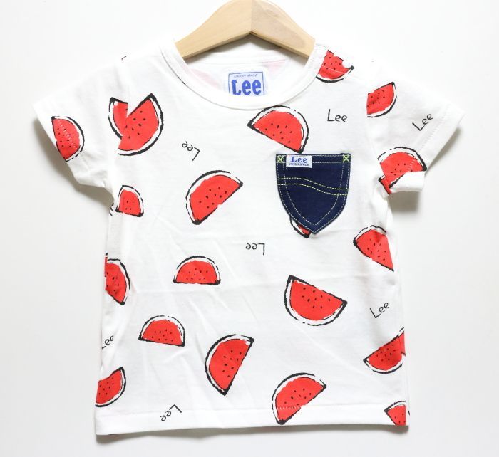 lee×stompstamp 長袖Ｔシャツ転写ワンピース 130