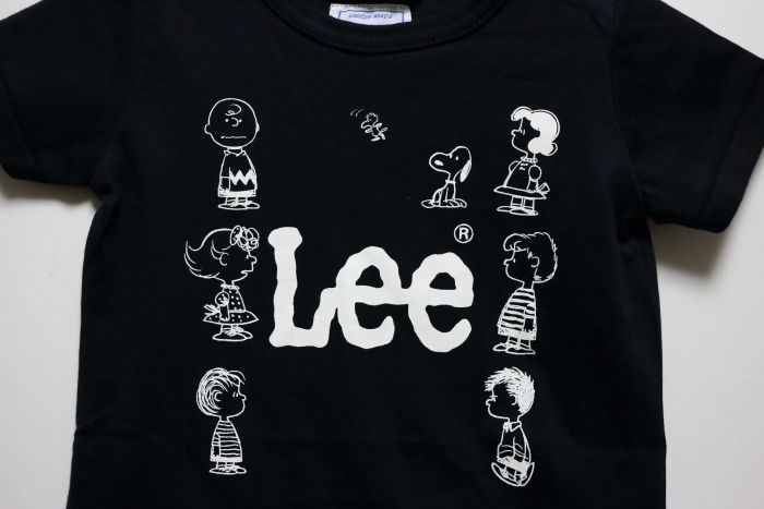 Sale30 Off Lee リー Stompstamp ストンプスタンプ Peanuts ピーナッツ スヌーピー半袖tシャツ ブラック キッズ ベビー 80 140cm