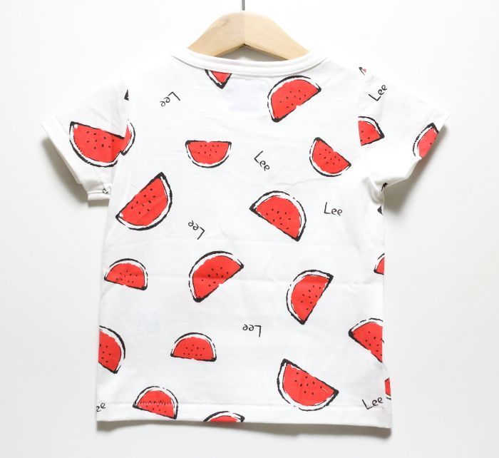 Lee リー Stompstamp ストンプスタンプ スイカ総柄tシャツ ホワイト キッズ ベビー 80 1cm 子供服セレクトショップ Rooms神戸