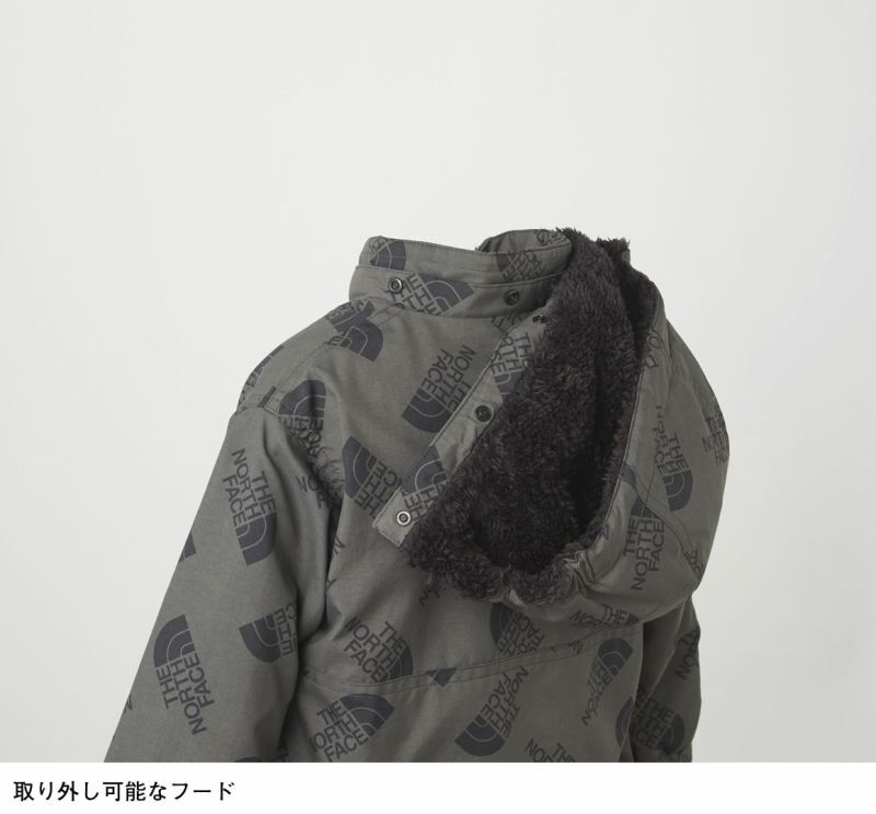 THE NORTH FACE Novelty Compact Nomad Jacket (ノベルティーコンパクトノマドジャケット)  【TC/トスロゴチャコール】【100-150cm】 | 子供服セレクトショップ Rooms神戸