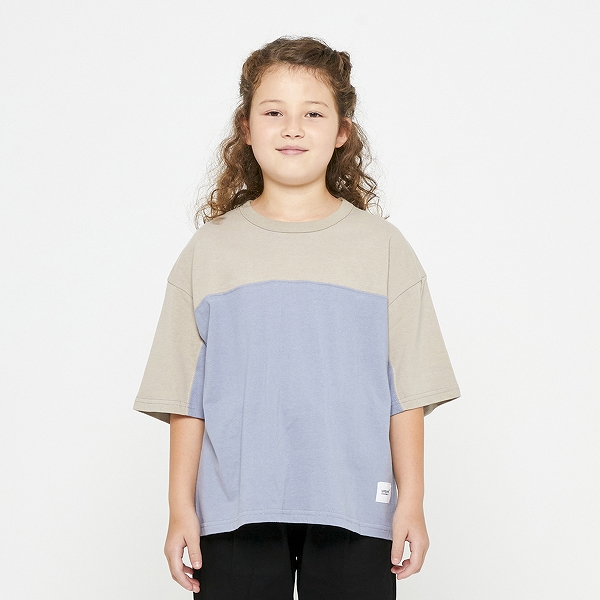 GENERATOR Two Tone Tシャツ【GU/グレージュ】【110-160cm】 | 子供服